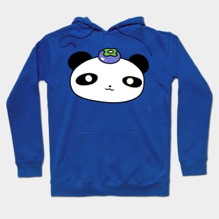 Blueberry Panda Face Hoodie